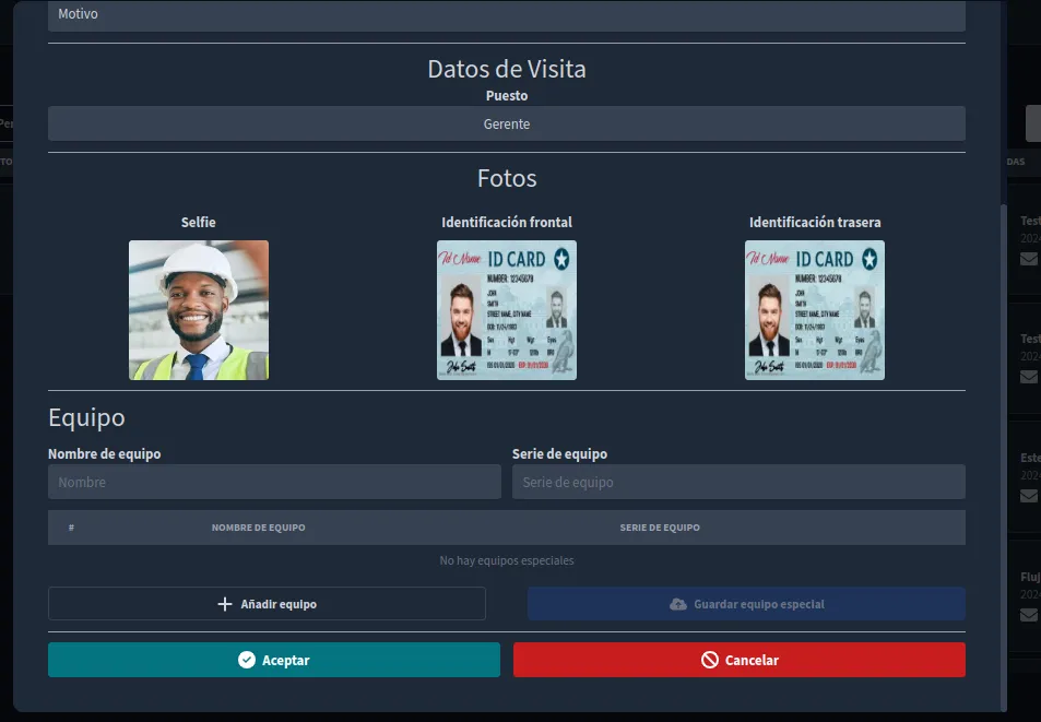 Gestión de información de proveedores